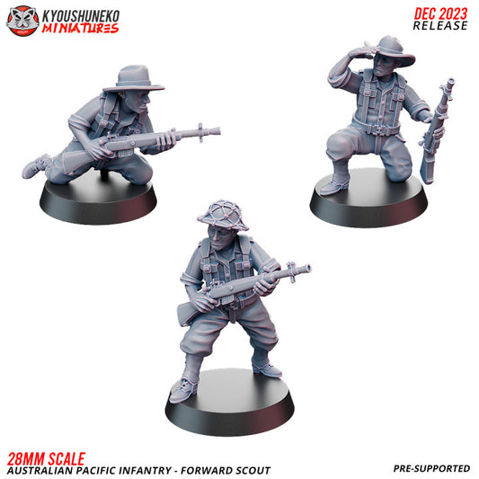 Forward Scout - Australian Pacific Infantry (3 Models)