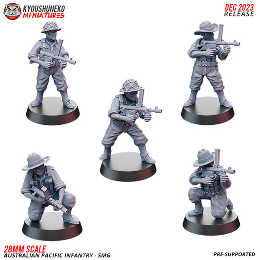 SMG - Australian Pacific Infantry (5 Models)