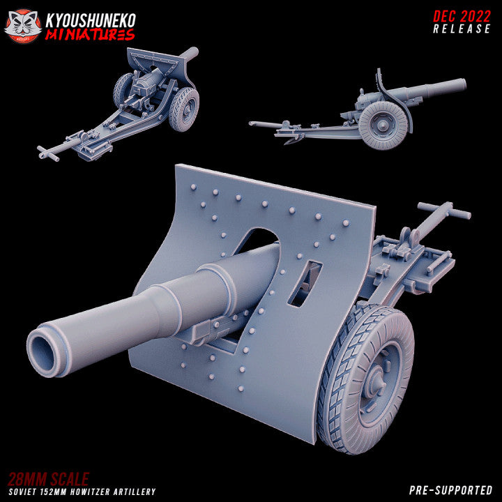 Soviet 152mm Howitzer Artillery