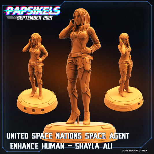 United Space Nation - Space Agent Shayla Ali - Enhance Human