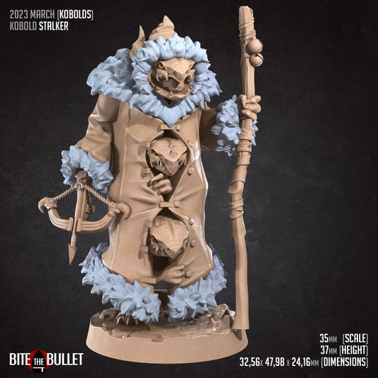 Three Kobolds In A Trenchcoat (Medium) - Tabletop Figure for Dungeons & Dragons, DnD, Pathfinder RPGs, TTRPG