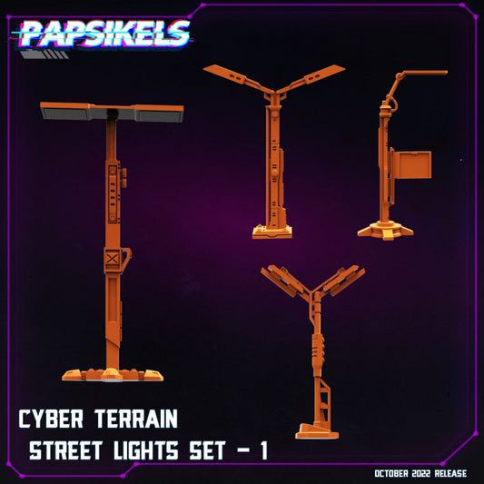 Cyber Terrain Street Lights Set - 1