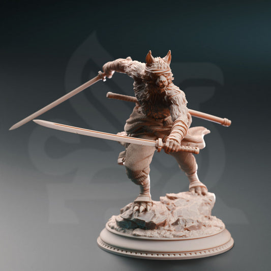 Tabaxi Samurai Swordmaster - Susaneko