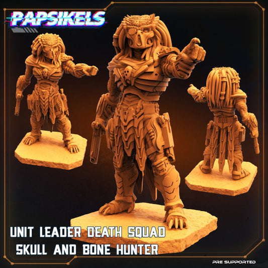 Unit Leader Death Squad Skull And Bone Hunter