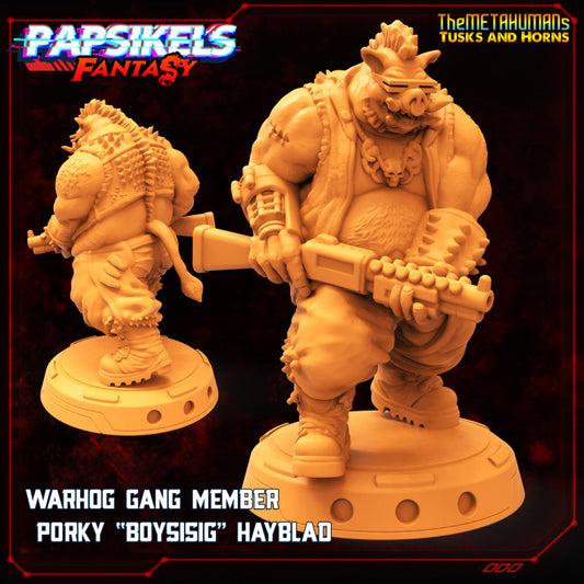 Warhog Gang Member Porky Boysisig Hayblad