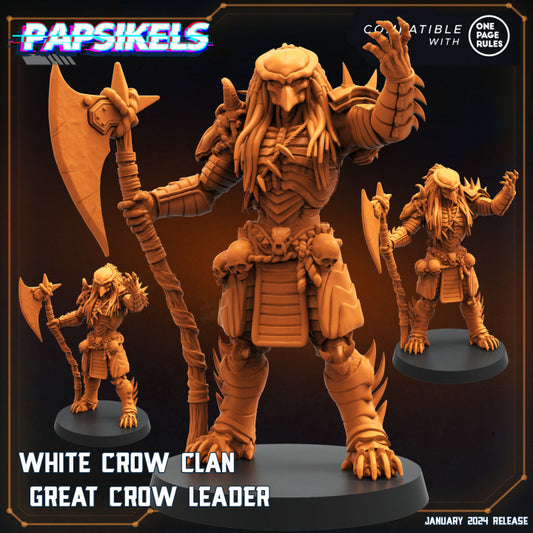 White Crow Clan Great Crow Leader
