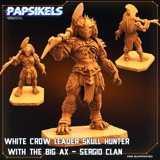 White Crow Leader Skull Hunter Big Ax Queen Slayer Sergio Clan