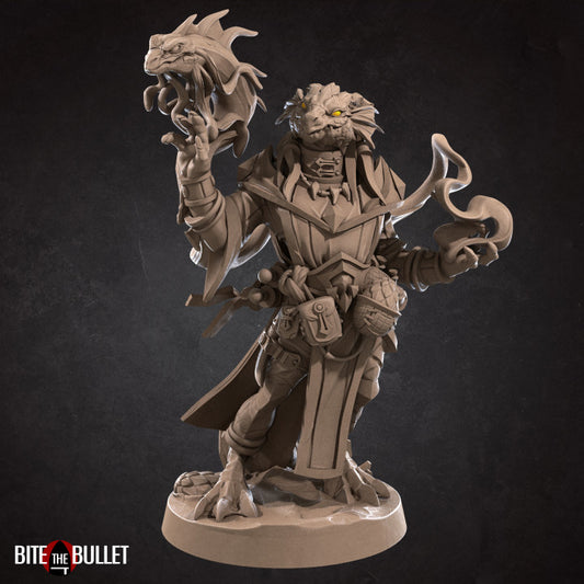 Dragonborn Wizard (Medium) - Tabletop Figure for Dungeons & Dragons, DnD, Pathfinder RPGs, TTRPG