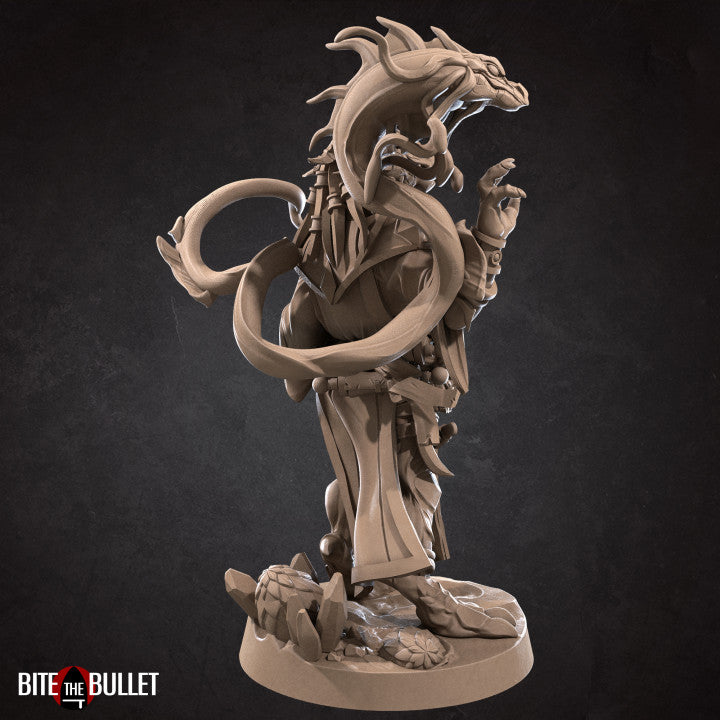 Dragonborn Wizard (Medium) - Tabletop Figure for Dungeons & Dragons, DnD, Pathfinder RPGs, TTRPG