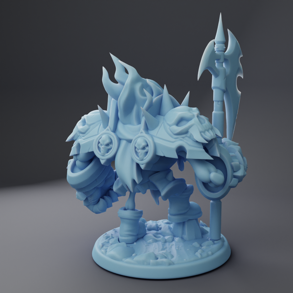 Skeleton With Halberd