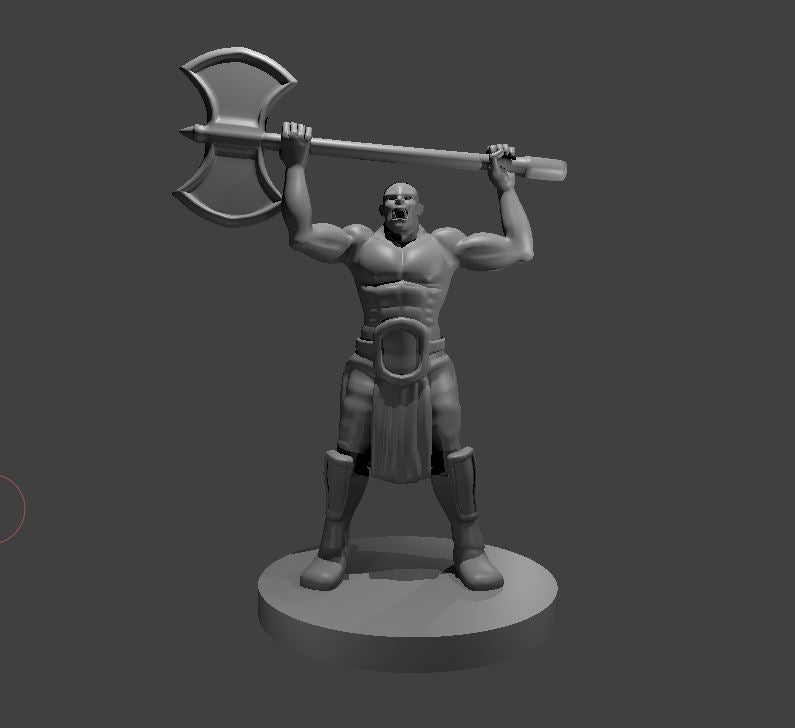 Half Orc Barbarian