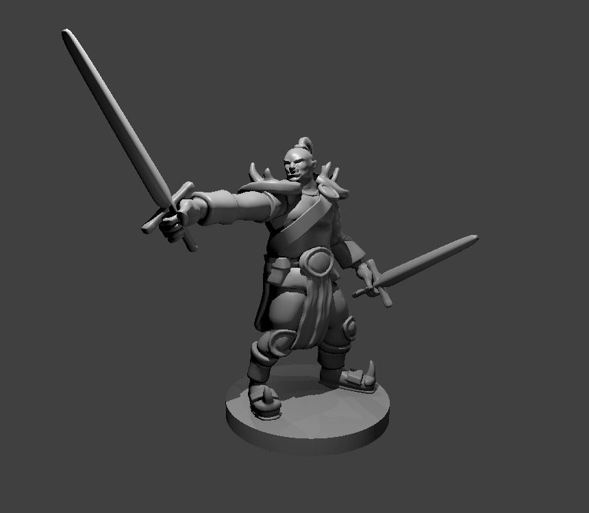 Half Orc Barbarian