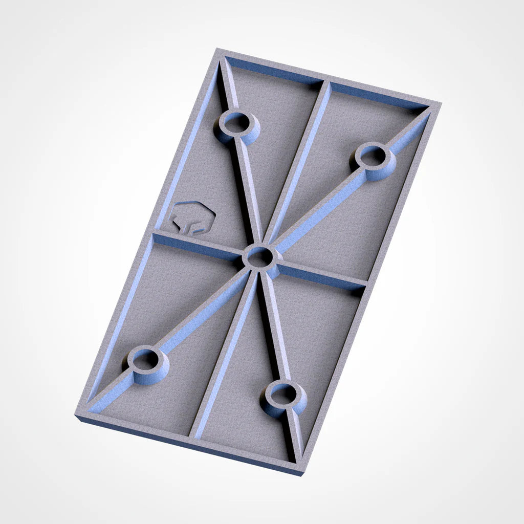 25x50mm Rectangle Bases