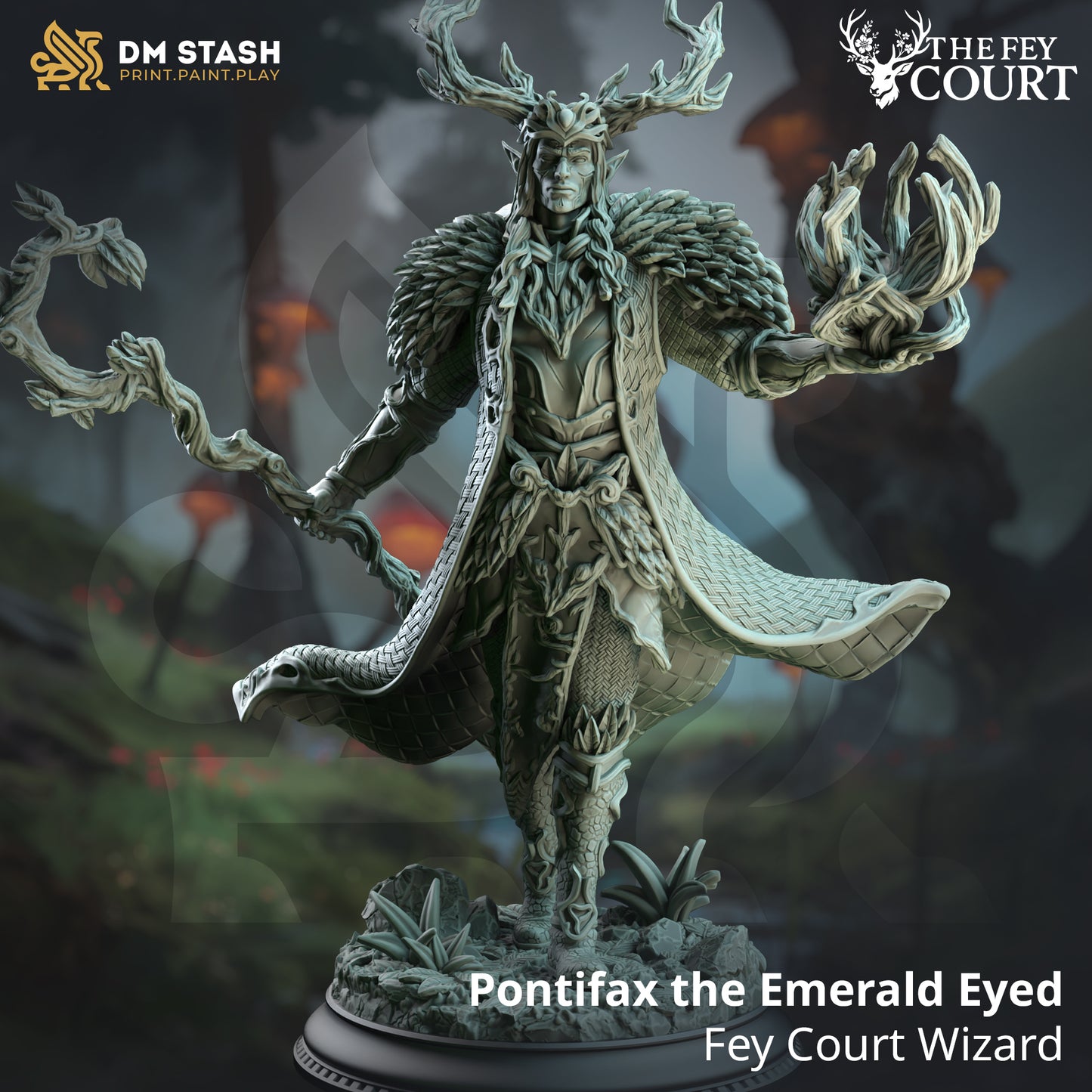 Fey Touched Elf Lord - Pontifax The Emerald Eyed