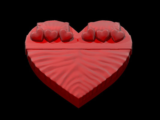 Spinning Heart Shaped Bed Mimic Hiding