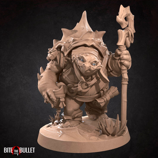 Nola, The Tortle Babysitter (Large) - Tabletop Figure for Dungeons & Dragons, DnD, Pathfinder RPGs, TTRPG