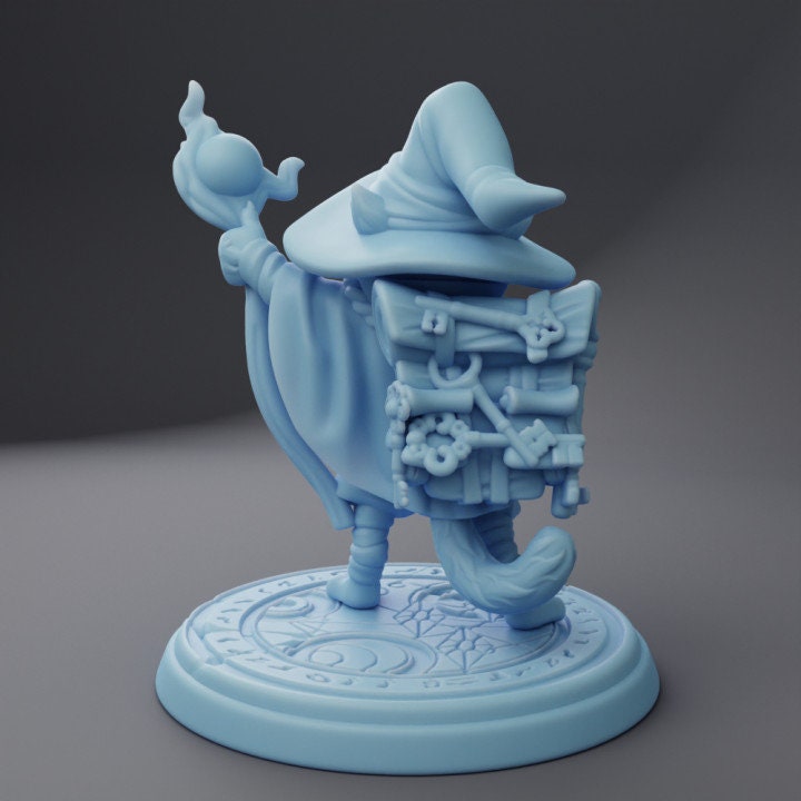 Callum The Tabaxi Wizard (Medium) - Tabletop Figure for Dungeons & Dragons, DnD, Pathfinder RPGs, TTRPG