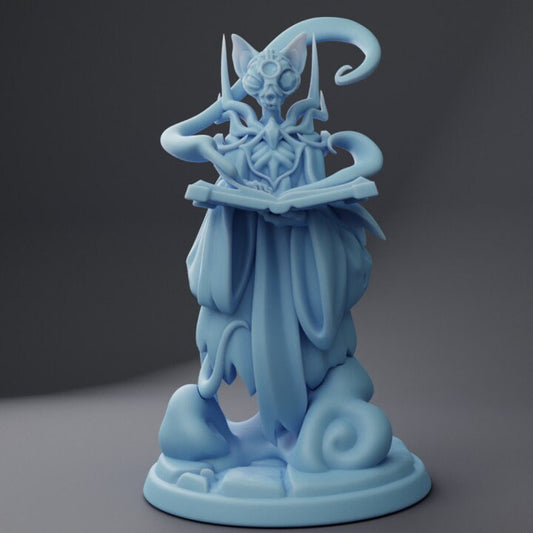 Cat Lich (Medium) - Tabletop Figure for Dungeons & Dragons, DnD, Pathfinder RPGs, TTRPG