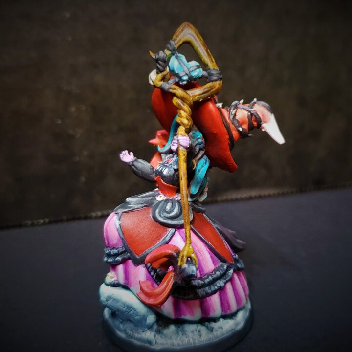 Cathrine The Cutesy Necromancer (Medium) - Tabletop Figure for Dungeons & Dragons, DnD, Pathfinder RPGs, TTRPG