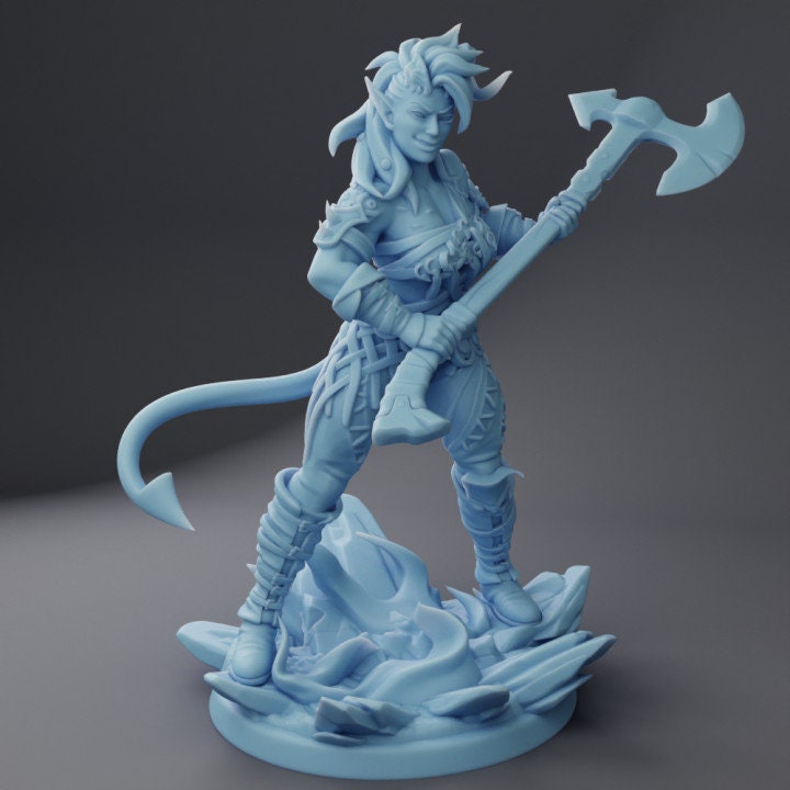 Charla The Infernal Heart (Medium) - Tabletop Figure for Dungeons & Dragons, DnD, Pathfinder RPGs, TTRPG