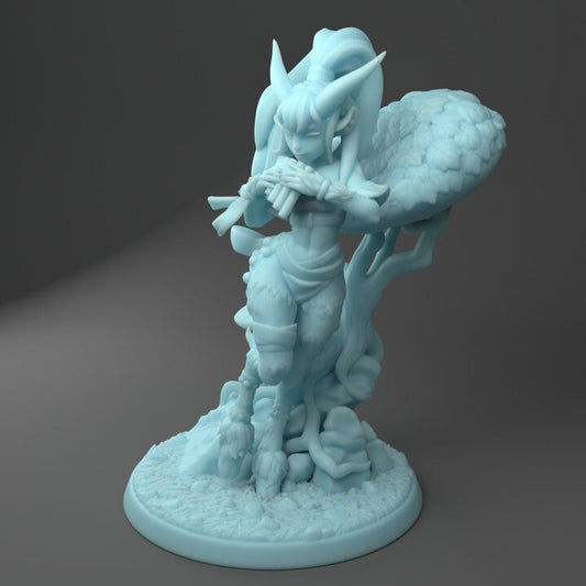 Fauna, Satyr Bard (Medium) - Tabletop Figure for Dungeons & Dragons, DnD, Pathfinder RPGs, TTRPG