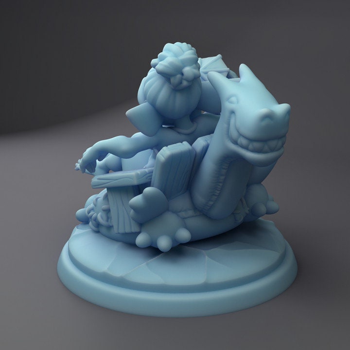 Goblin Pool Lounger (Large) - Tabletop Figure for Dungeons & Dragons, DnD, Pathfinder RPGs, TTRPG