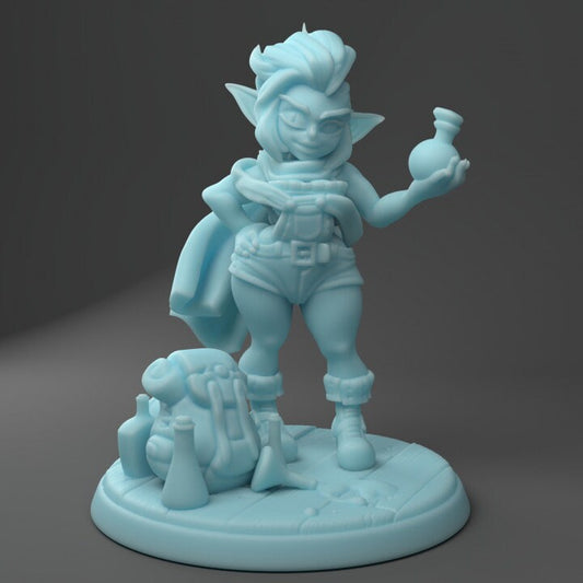 Goldie, The Alchemist (Medium) - Tabletop Figure for Dungeons & Dragons, DnD, Pathfinder RPGs, TTRPG