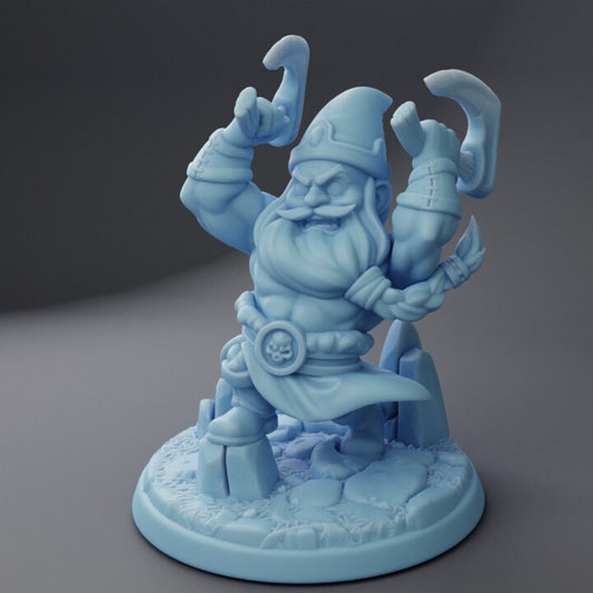 Gumdrop The Gnome Barbarian (Medium) - Tabletop Figure for Dungeons & Dragons, DnD, Pathfinder RPGs, TTRPG