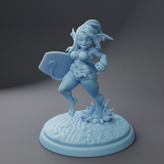 Jane The Goblin Beachgoer (Medium) - Tabletop Figure for Dungeons & Dragons, DnD, Pathfinder RPGs, TTRPG