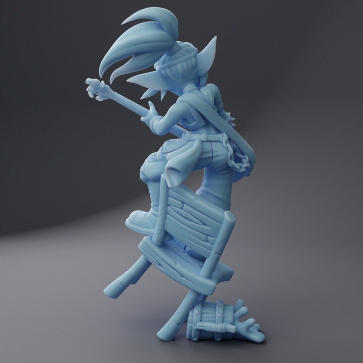 Knox The Bassist (Medium) - Tabletop Figure for Dungeons & Dragons, DnD, Pathfinder RPGs, TTRPG