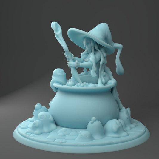 Miry, The Slime Witch (Large) - Tabletop Figure for Dungeons & Dragons, DnD, Pathfinder RPGs, TTRPG