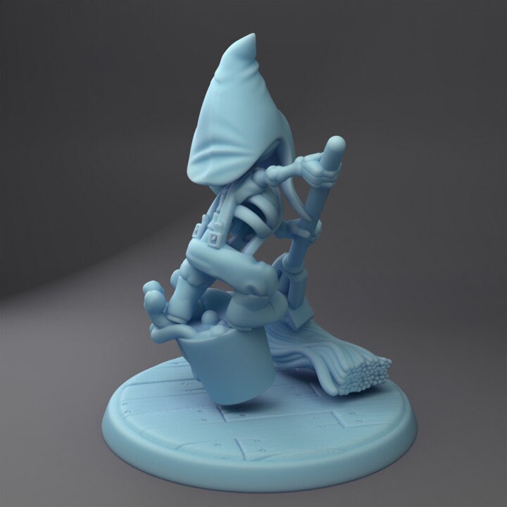 Moppy The Undead Gnome (Medium) - Tabletop Figure for Dungeons & Dragons, DnD, Pathfinder RPGs, TTRPG