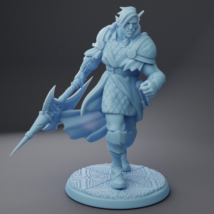 Denthir, The Orc Cleric (Medium) - Tabletop Figure for Dungeons & Dragons, DnD, Pathfinder RPGs, TTRPG