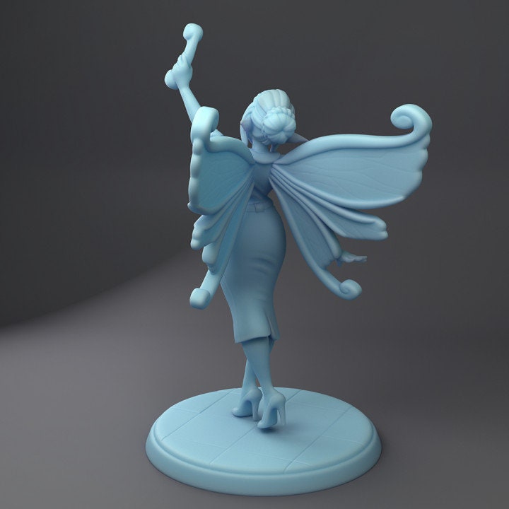 Pixie, The Fairy Secretary (Medium) - Tabletop Figure for Dungeons & Dragons, DnD, Pathfinder RPGs, TTRPG