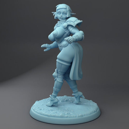 Pointless Armour Elf (Medium) - Tabletop Figure for Dungeons & Dragons, DnD, Pathfinder RPGs, TTRPG