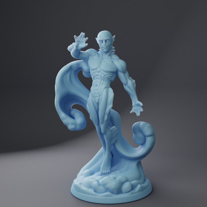 Psionic Sahuagin (Medium) - Tabletop Figure for Dungeons & Dragons, DnD, Pathfinder RPGs, TTRPG