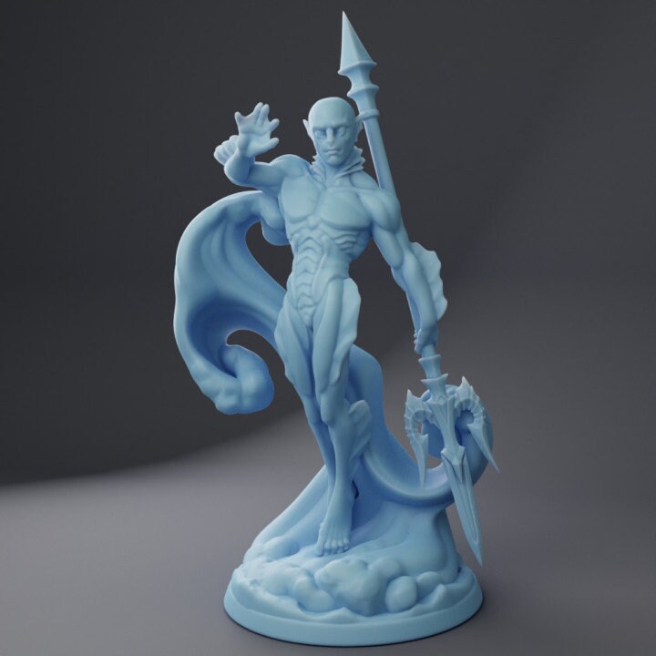 Psionic Sahuagin (Medium) - Tabletop Figure for Dungeons & Dragons, DnD, Pathfinder RPGs, TTRPG