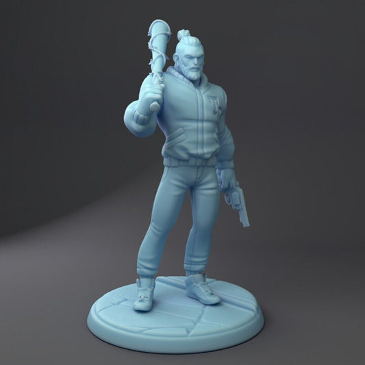 Rooster, Hotline Hitman (Medium) - Tabletop Figure for Dungeons & Dragons, DnD, Pathfinder RPGs, TTRPG