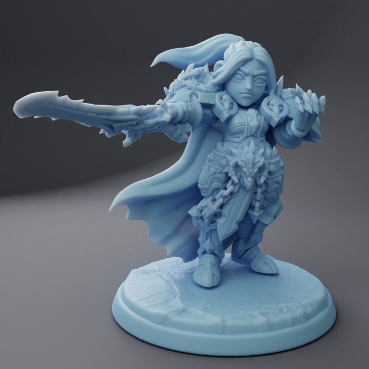 Runa, The Oathbreaker (Medium) - Tabletop Figure for Dungeons & Dragons, DnD, Pathfinder RPGs, TTRPG