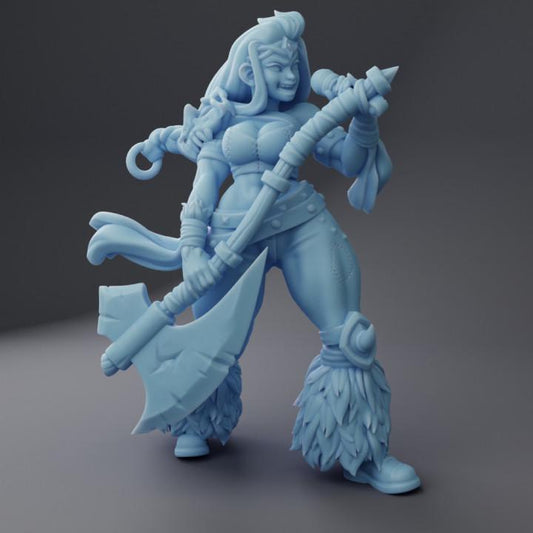 Skadi (Medium) - Tabletop Figure for Dungeons & Dragons, DnD, Pathfinder RPGs, TTRPG