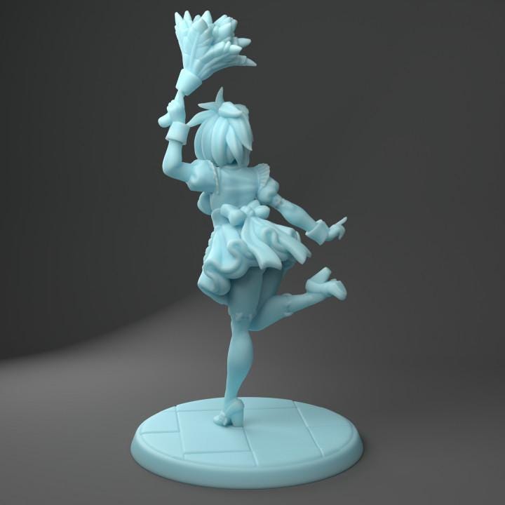 Zombietops The Maid (Medium) - Tabletop Figure for Dungeons & Dragons, DnD, Pathfinder RPGs, TTRPG