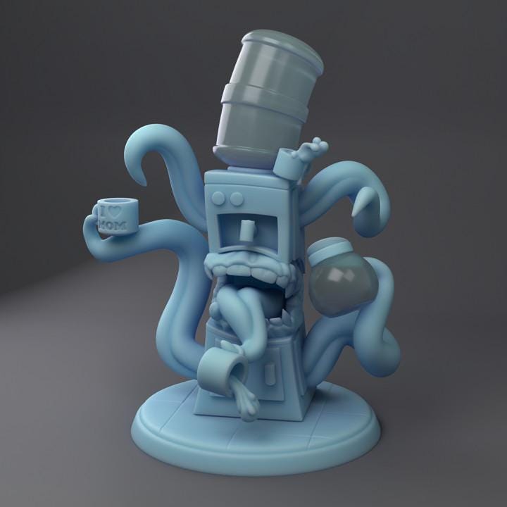 Water Cooler Mimic (Medium) - Tabletop Figure for Dungeons & Dragons, DnD, Pathfinder RPGs, TTRPG