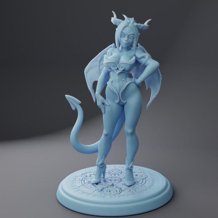 Stacy The Succubus (Medium) - Tabletop Figure for Dungeons & Dragons, DnD, Pathfinder RPGs, TTRPG