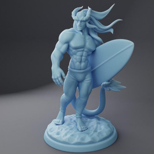 Styx The Tiefling Beachgoer (Medium) - Tabletop Figure for Dungeons & Dragons, DnD, Pathfinder RPGs, TTRPG