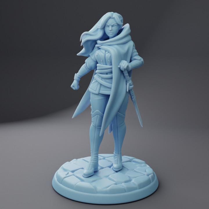 Sypheena (Medium) - Tabletop Figure for Dungeons & Dragons, DnD, Pathfinder RPGs, TTRPG