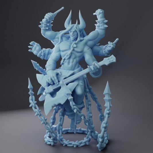 Udoroth Demon God Of Rock (Medium) - Tabletop Figure for Dungeons & Dragons, DnD, Pathfinder RPGs, TTRPG