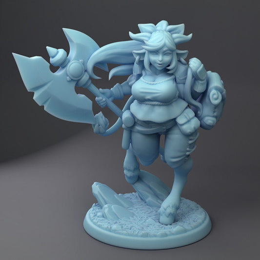 Belle, The Holstaur Fighter (Medium) - Tabletop Figure for Dungeons & Dragons, DnD, Pathfinder RPGs, TTRPG