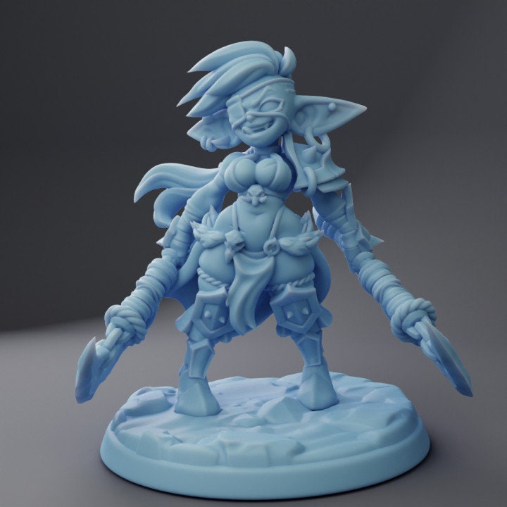 Boss Goblin (Medium) - Tabletop Figure for Dungeons & Dragons, DnD, Pathfinder RPGs, TTRPG