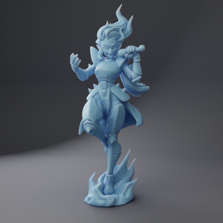 Flame (Medium) - Tabletop Figure for Dungeons & Dragons, DnD, Pathfinder RPGs, TTRPG