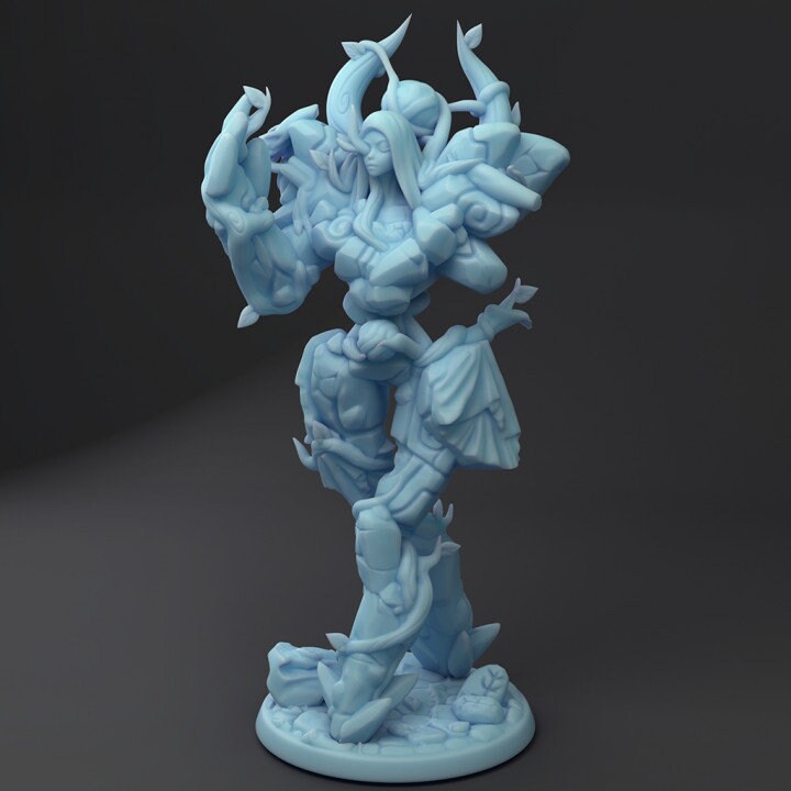 Garden Golem (Medium) - Tabletop Figure for Dungeons & Dragons, DnD, Pathfinder RPGs, TTRPG